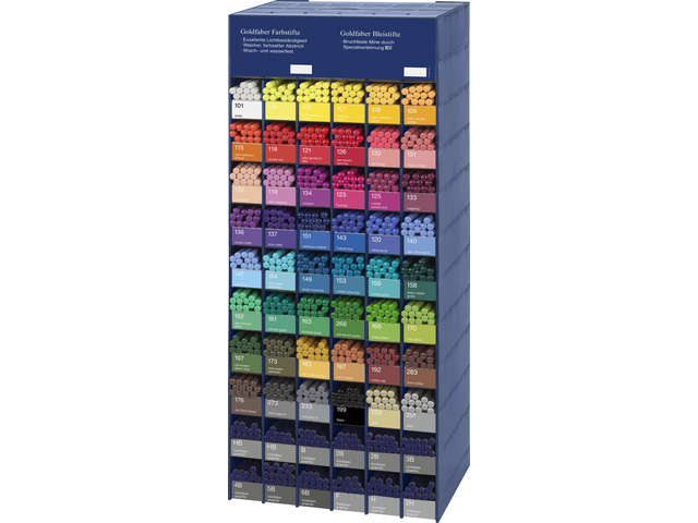 Kleurpotlood FC Goldfaber Creative Studio diplay, inhoud