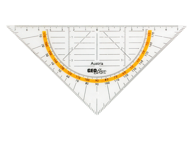 Geodriehoek Aristo GEOflex 14 cm flexibel