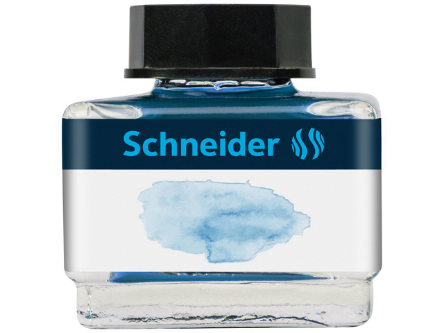 Inktpotje Schneider 15ml pastel IJsblauw voor
