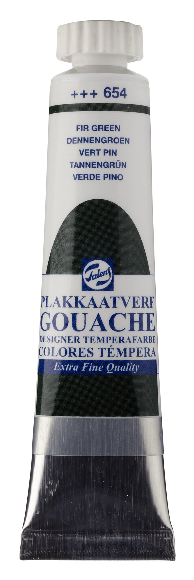 Talens Gouache Extra Fine Quality Tube 20 ml Dennengroen 654