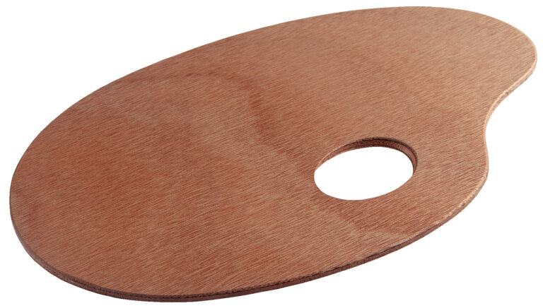 Talens Palet Hout Ovaal 25 X 35 cm.