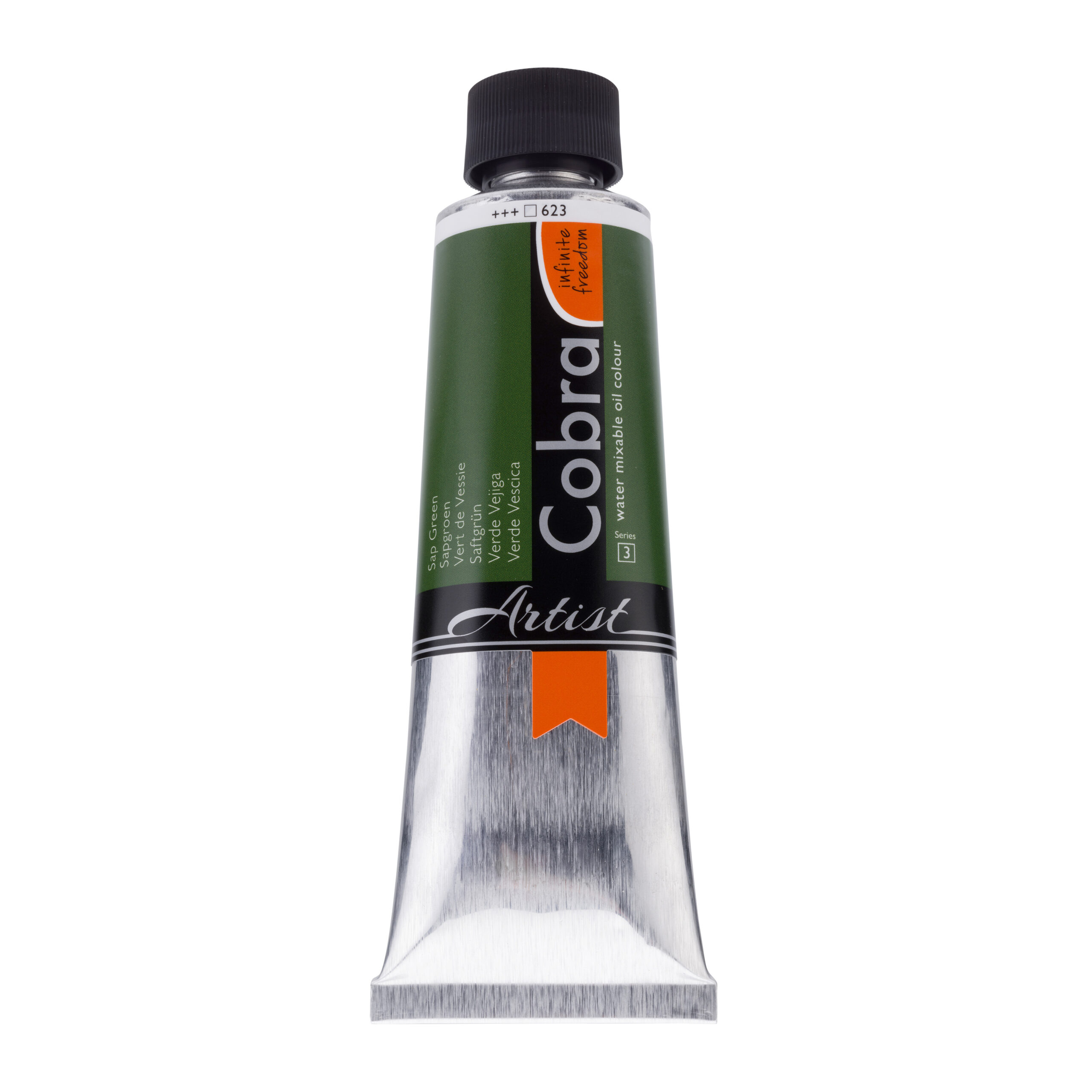 Cobra Artist Water Vermengbare Olieverf Tube 150 ml Sapgroen 623