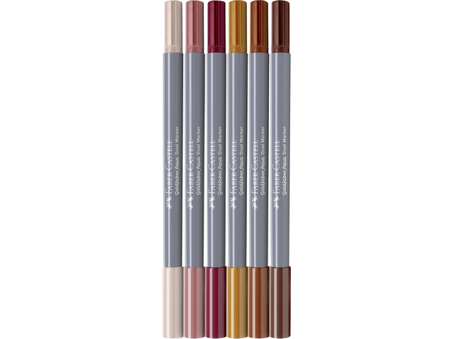 Duo aquarelmarker FC Goldfaber etui 6st. BoHo