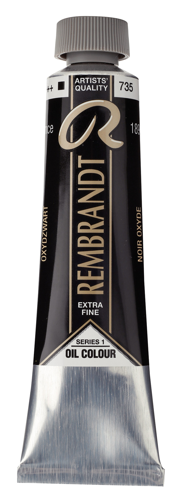 Rembrandt Olieverf Tube 40 ml Oxydzwart 735