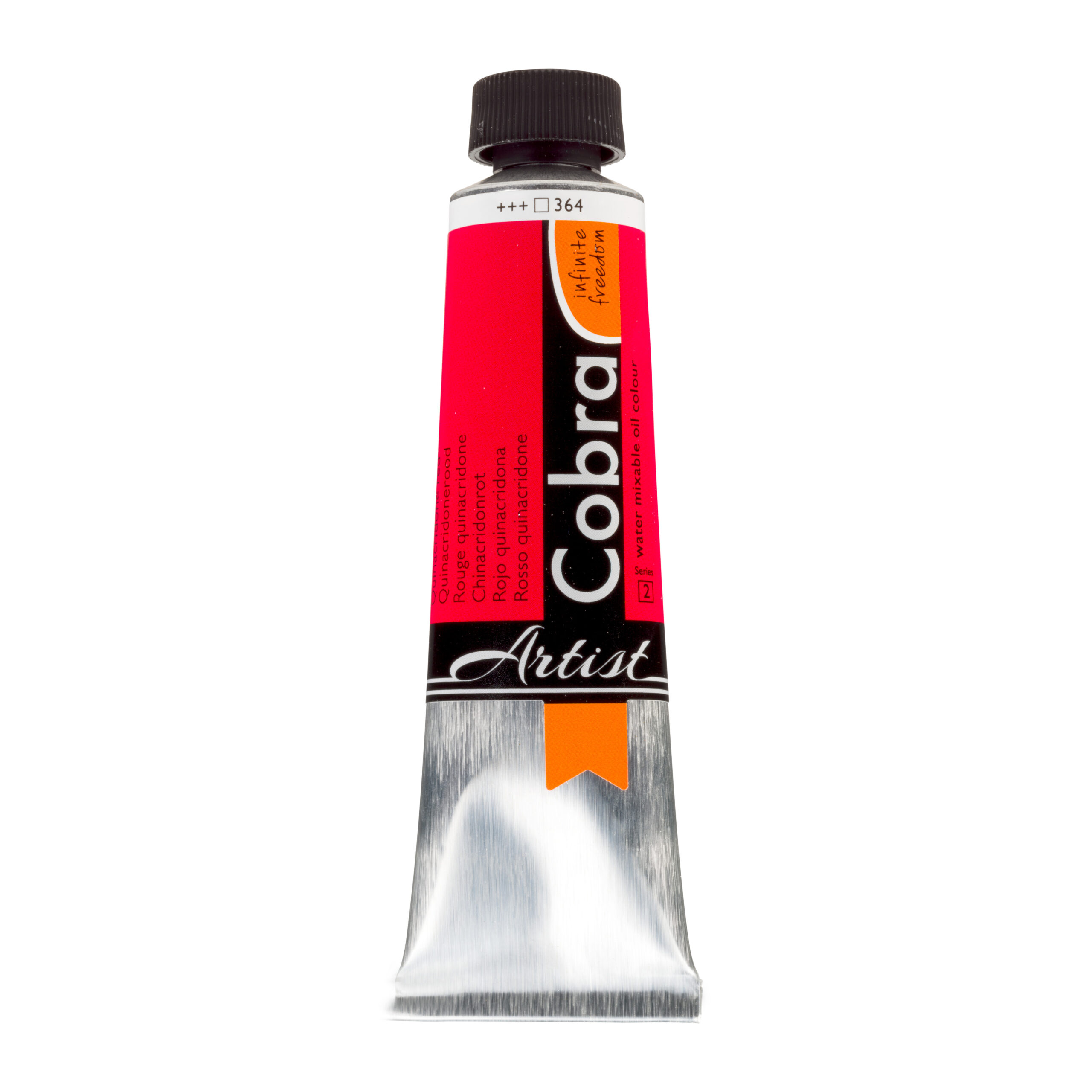 Cobra Artist Water Vermengbare Olieverf Tube 40 ml Quinacridonerood 364