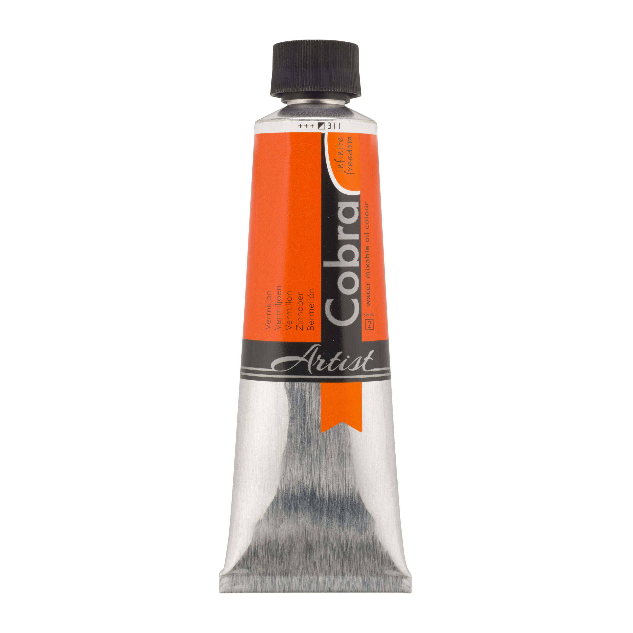 Cobra Artist Water Vermengbare Olieverf Tube 150 ml Vermiljoen 311