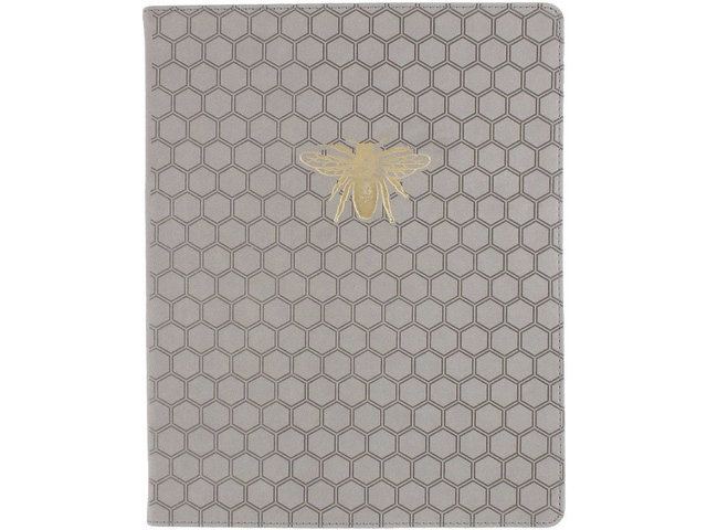 Notitieboek Eccolo Gray Bee lijn ca.20x25cm 80gr. 256pag.
