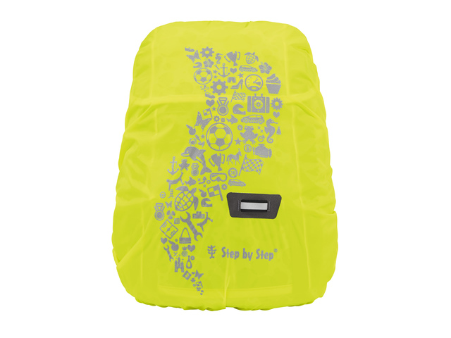 Regenhoes Step by Step nylon KID fluoriserend geel