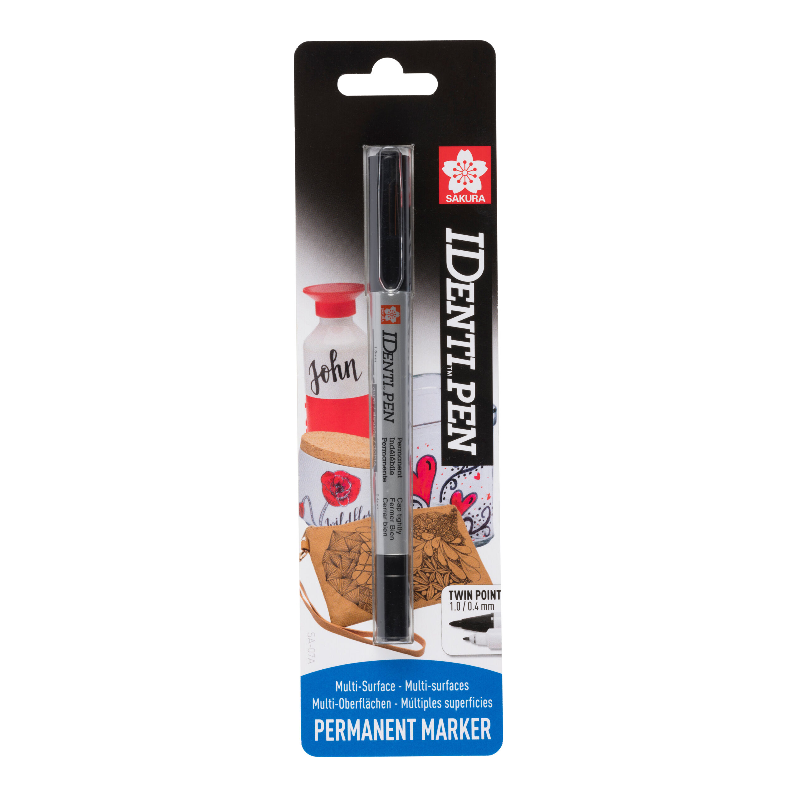 Sakura IDenti Pen Blisterkaart Zwart 1 Stuk