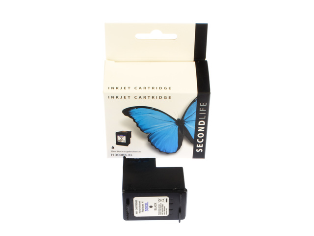 Cartridge SecondLife HP 300 XL zwart
