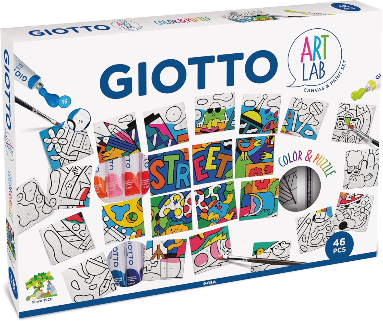 Giotto Art Lab – Color & Puzzle Set