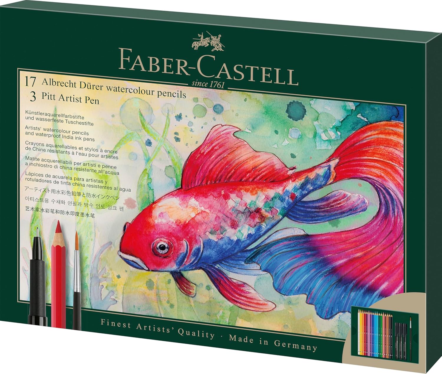 Aquarelpotlood Faber-Castell Albrecht Durer & Pitt Artist Pen 21-delig