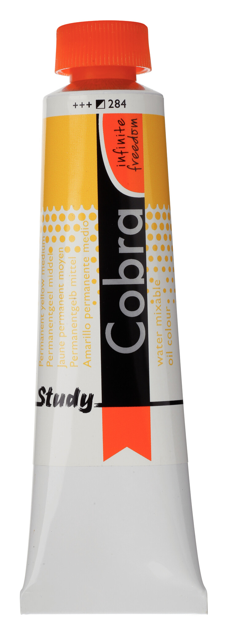 Cobra Study Water Vermengbare Olieverf Tube 40 ml Permanentgeel Middel 284