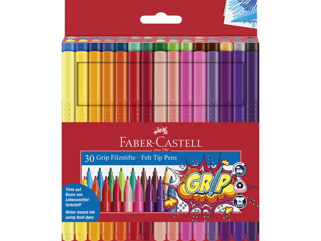 Viltstiften FC Grip 30x ass. Kleuren