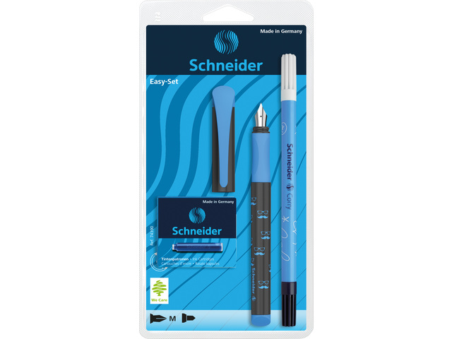 Vulpen Schneider Easy set op blister 1x vulpen, 1 inktve