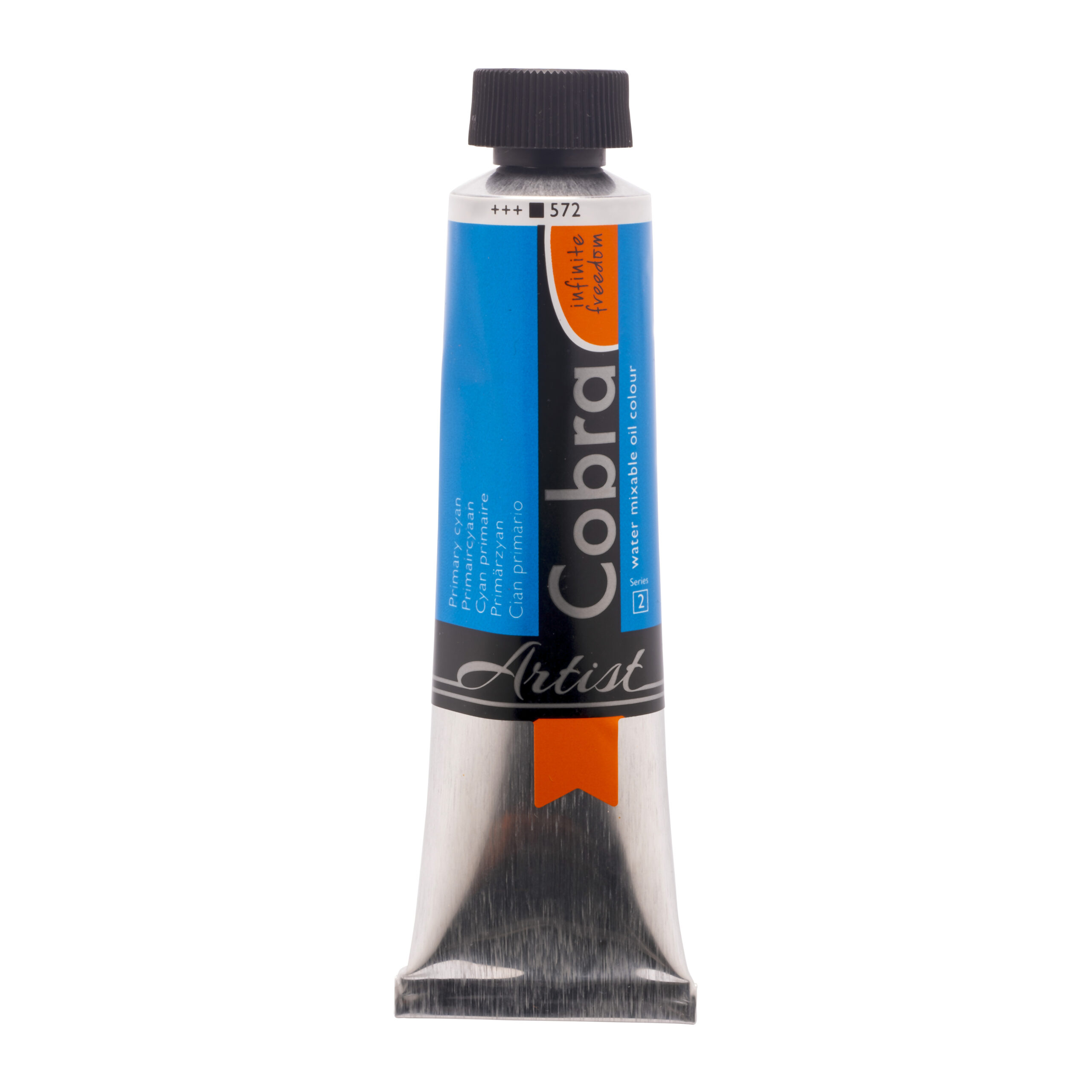 Cobra Artist Water Vermengbare Olieverf Tube 40 ml Primaircyaan 572