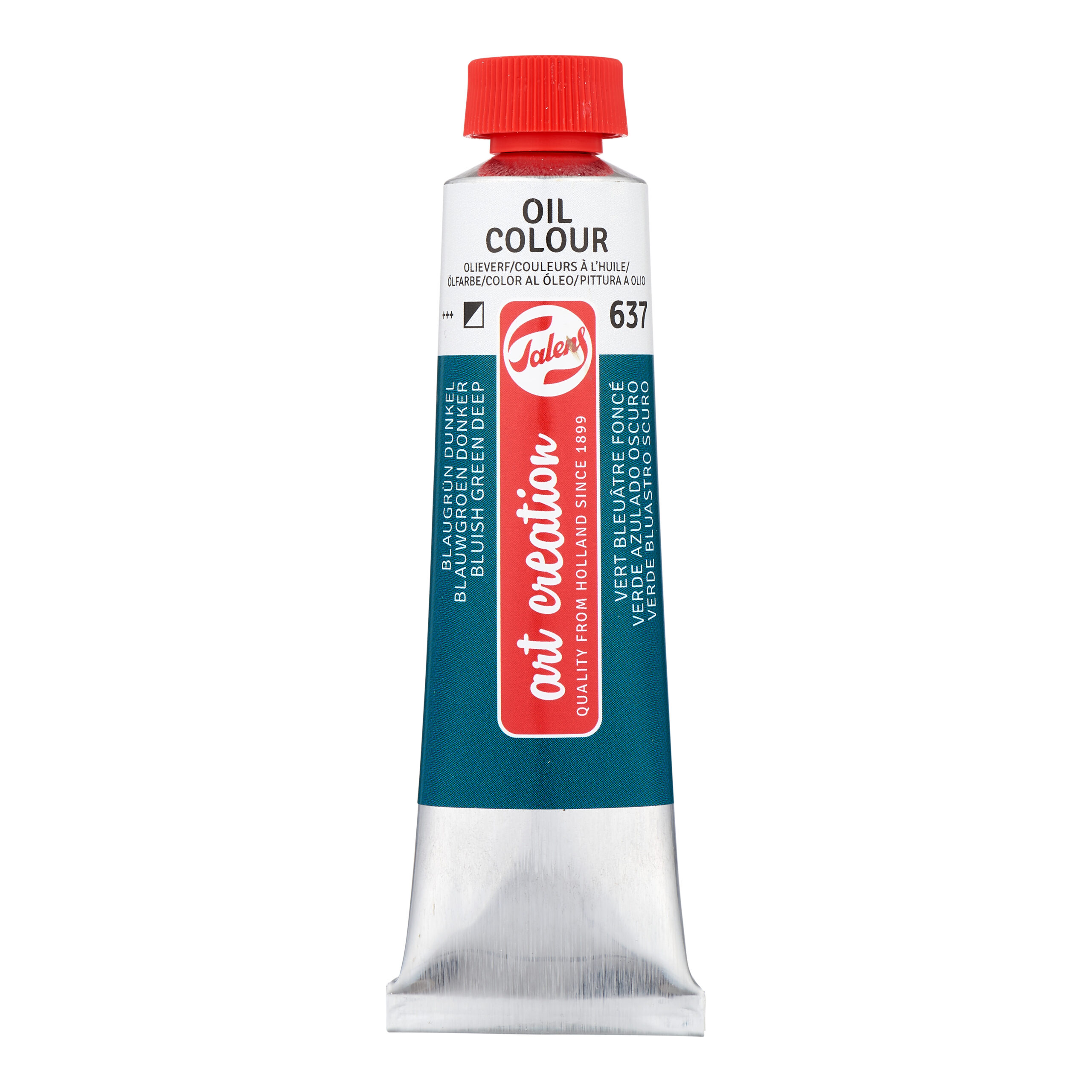 Talens Art Creation Olieverf Tube 40 ml Blauwgroen Donker 637