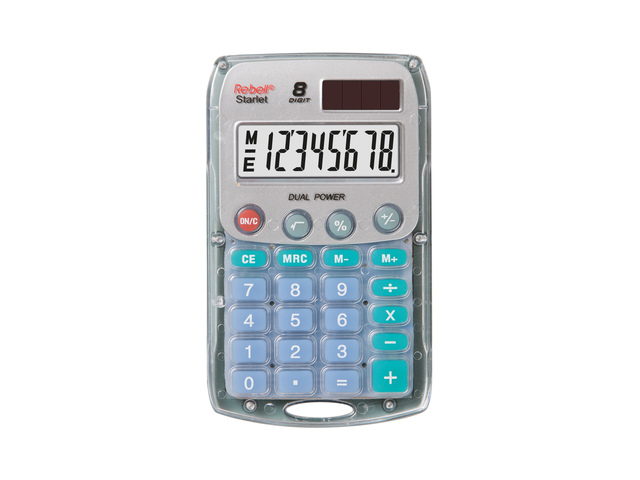 Calculator Rebell-STARLET-BX transparant