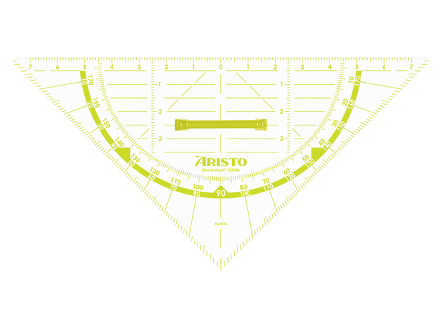Geodriehoek Aristo 80cm