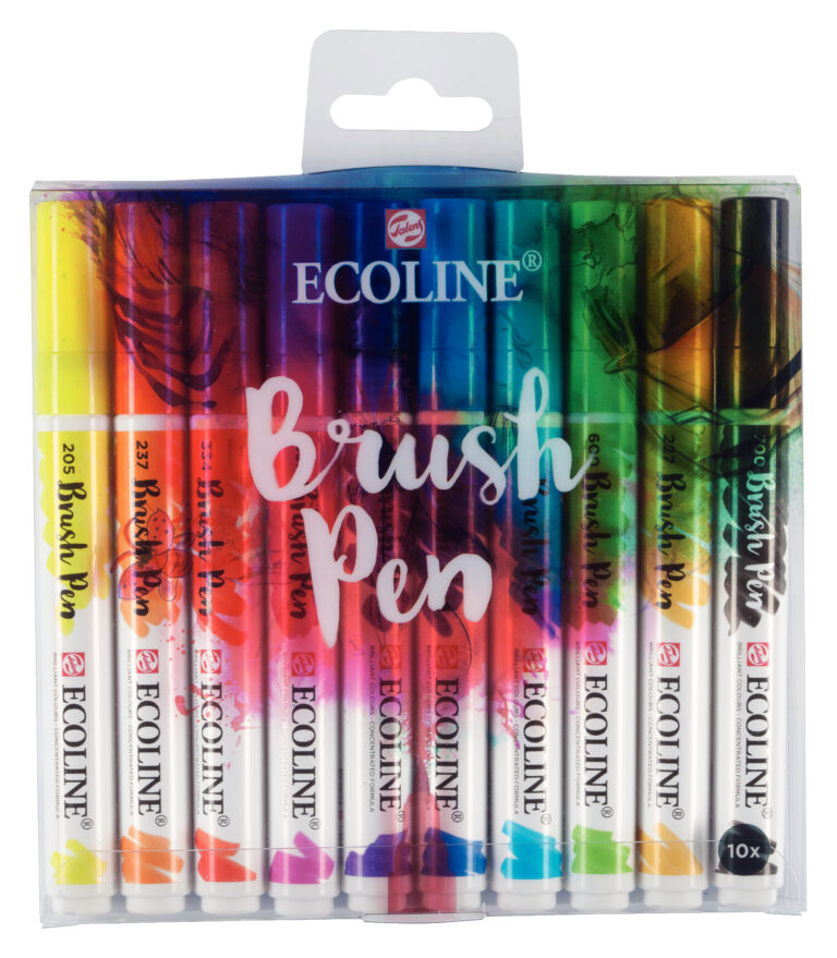 Ecoline Brush Pen set | 10 kleuren