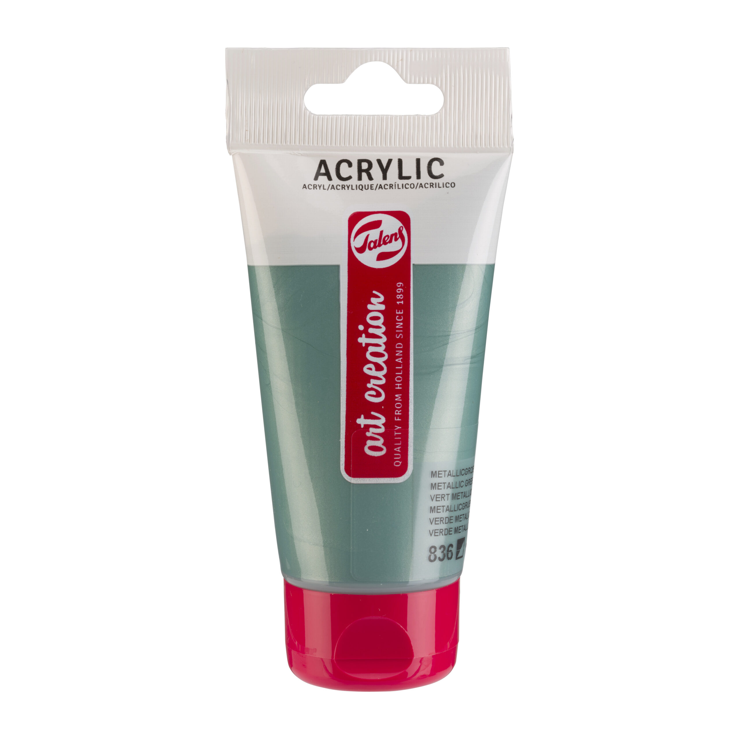 Talens Art Creation Acrylverf Tube 75 ml Metallicgroen 836