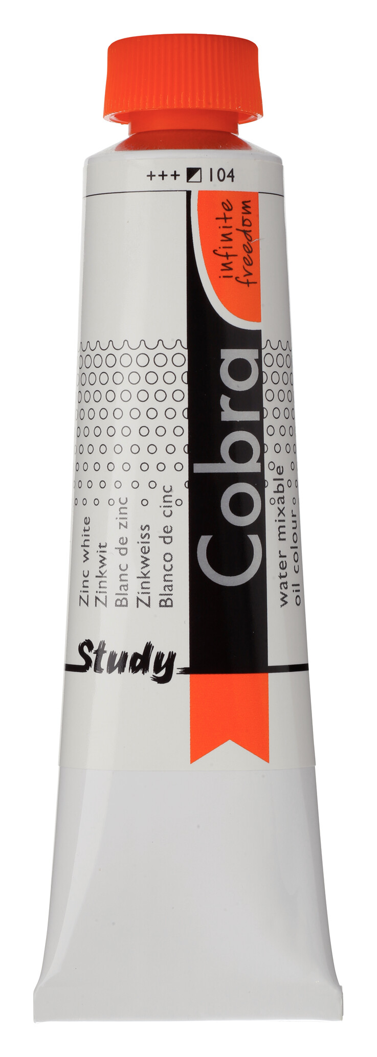 Cobra Study Water Vermengbare Olieverf Tube 40 ml Zinkwit 104