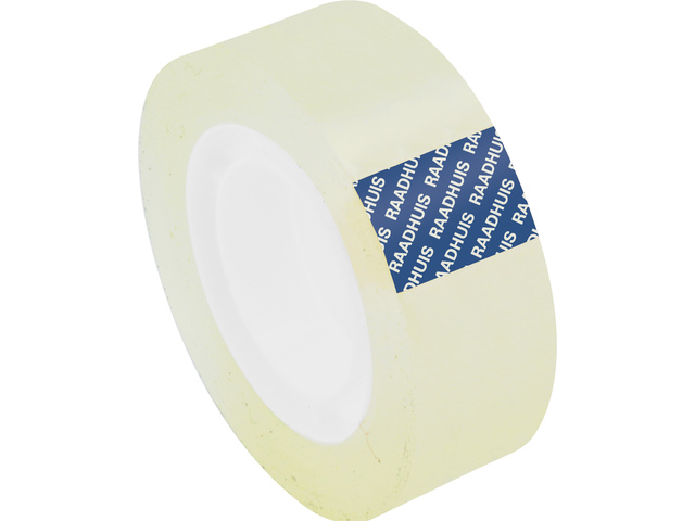 Plakband Raadhuis transparant 19mmx33m tbv B1 afrolapparaat