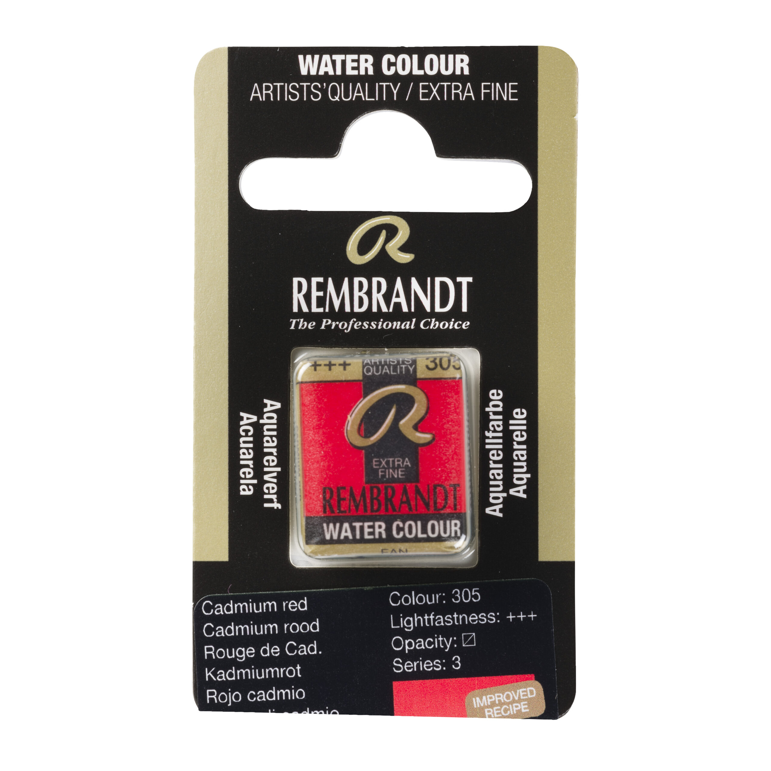 Rembrandt Aquarelverf Napje Cadmiumrood 305