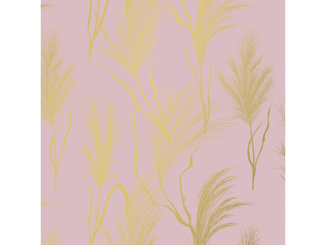 Toonbankrol papier roze/goud 80 grams 30 cm breed 200 meter