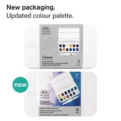 W&N COTMAN WATERCOLOUR BRUSH PEN SET 12HP