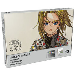 Winsor & Newton GRAPHIC ART MANGA SET 12-DELIG