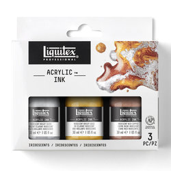 Liquitex Professional Acrylic Ink 3 Pack Iridescent