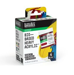 Liquitex Bio-Based Heavy Acrylic 4X75ml Set Mixing