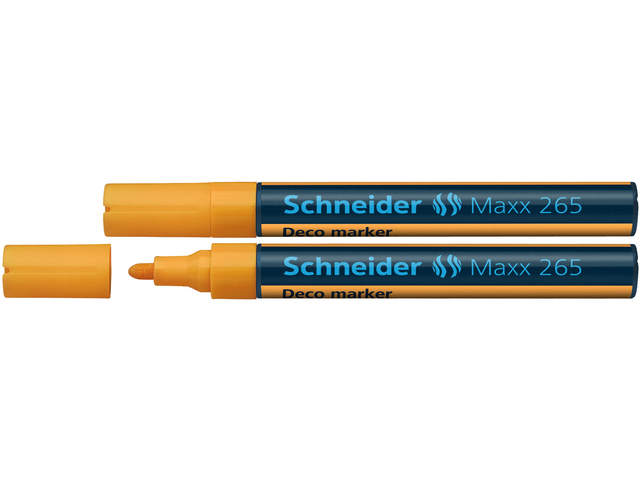 Krijtmarker Schneider Maxx 265 oranje 2-3mm set van 2