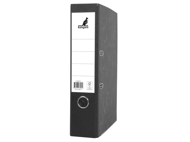 Ordner Kangaro A4 2r 75mm karton wolkenmarmer
