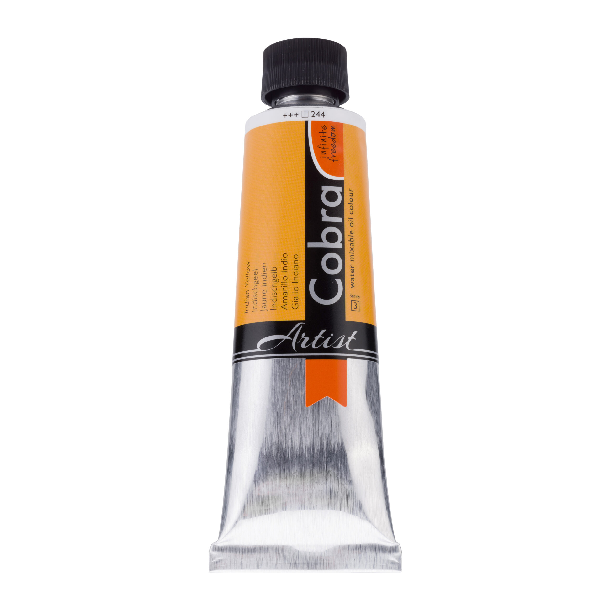 Cobra Artist Water Vermengbare Olieverf Tube 150 ml Indischgeel 244