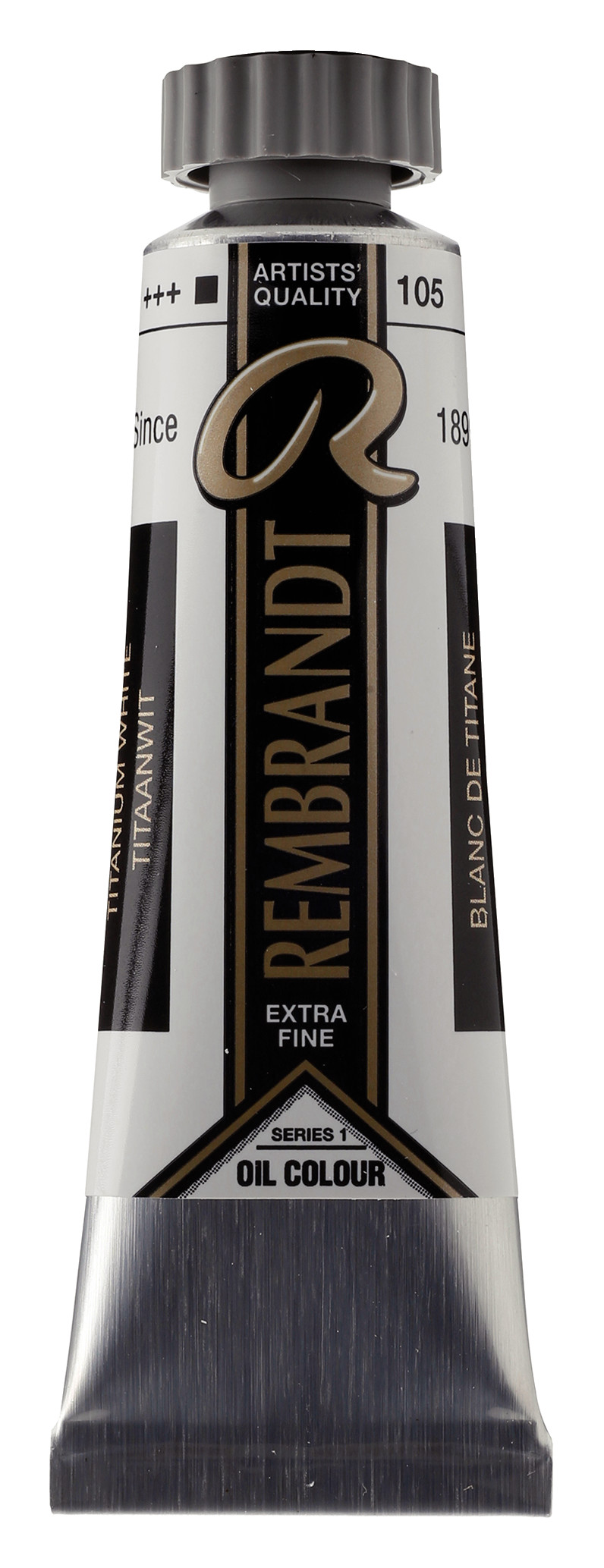 Rembrandt Olieverf Tube 15 ml Titaanwit (Saffloerolie) 105