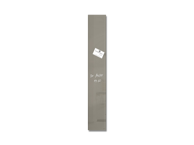 Glasmagneetbord Sigel taupe 120x780x15mm 2 magneten+bev.ma