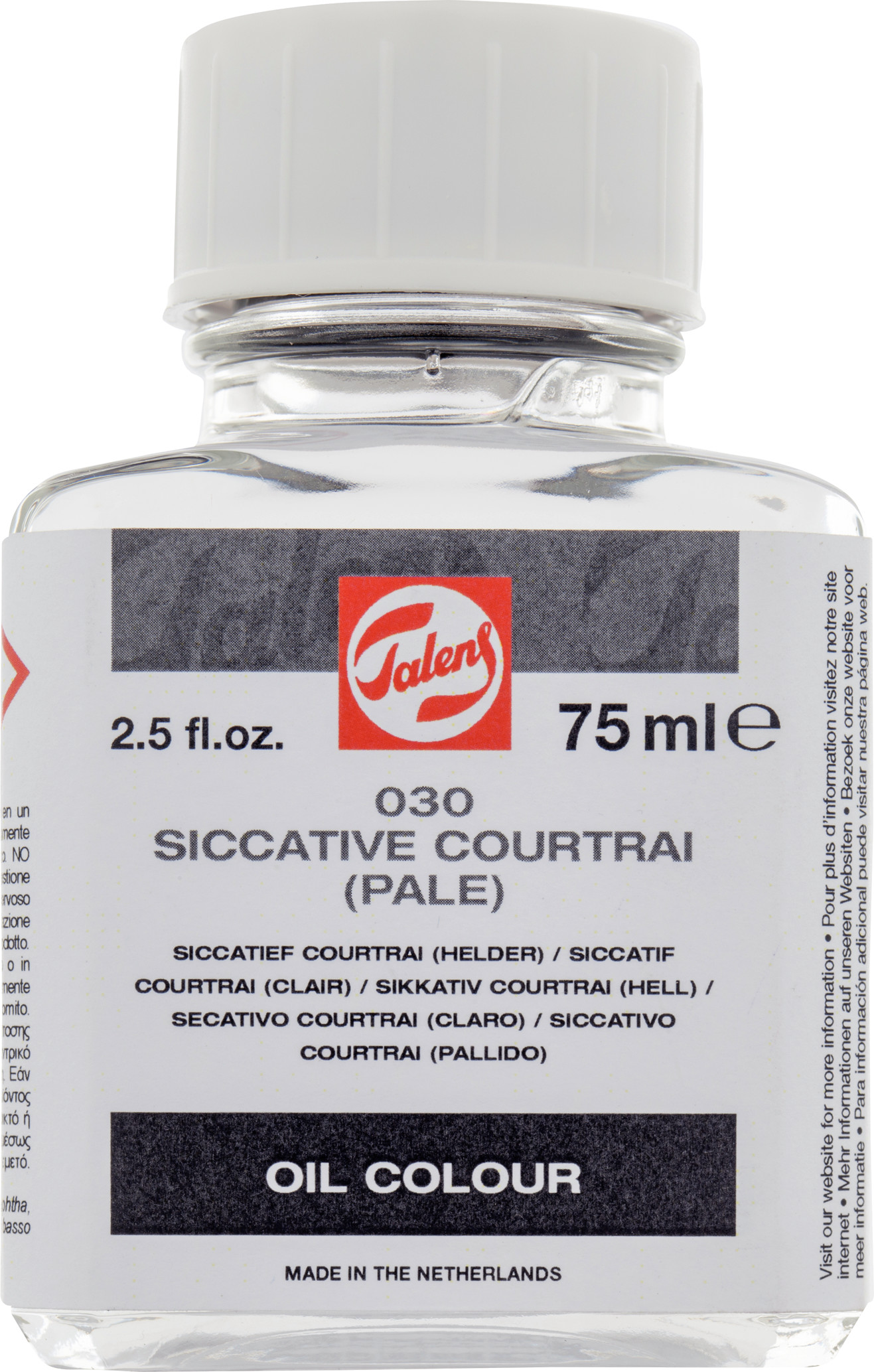 Talens Siccatief Courtrai (Helder) 030 Fles 75 ml