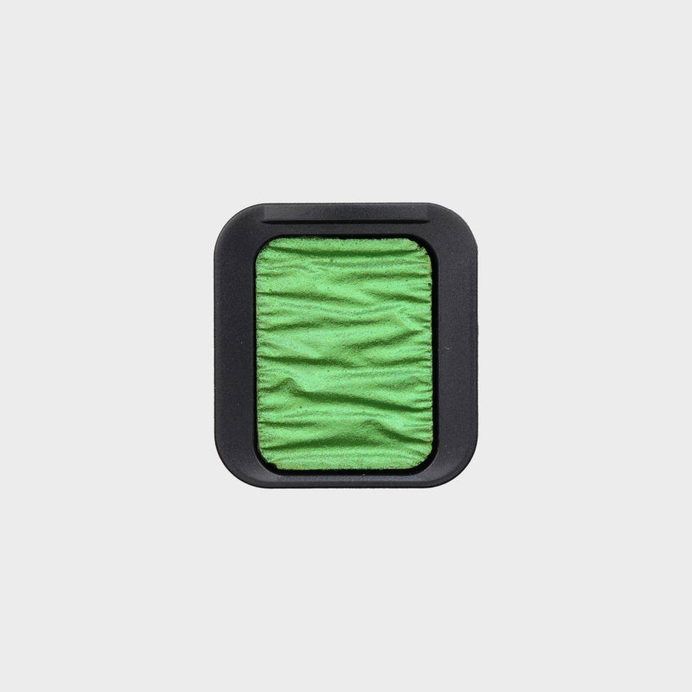 FINETEC® Premium parelmoer aquarelverf napje | Zeegroen