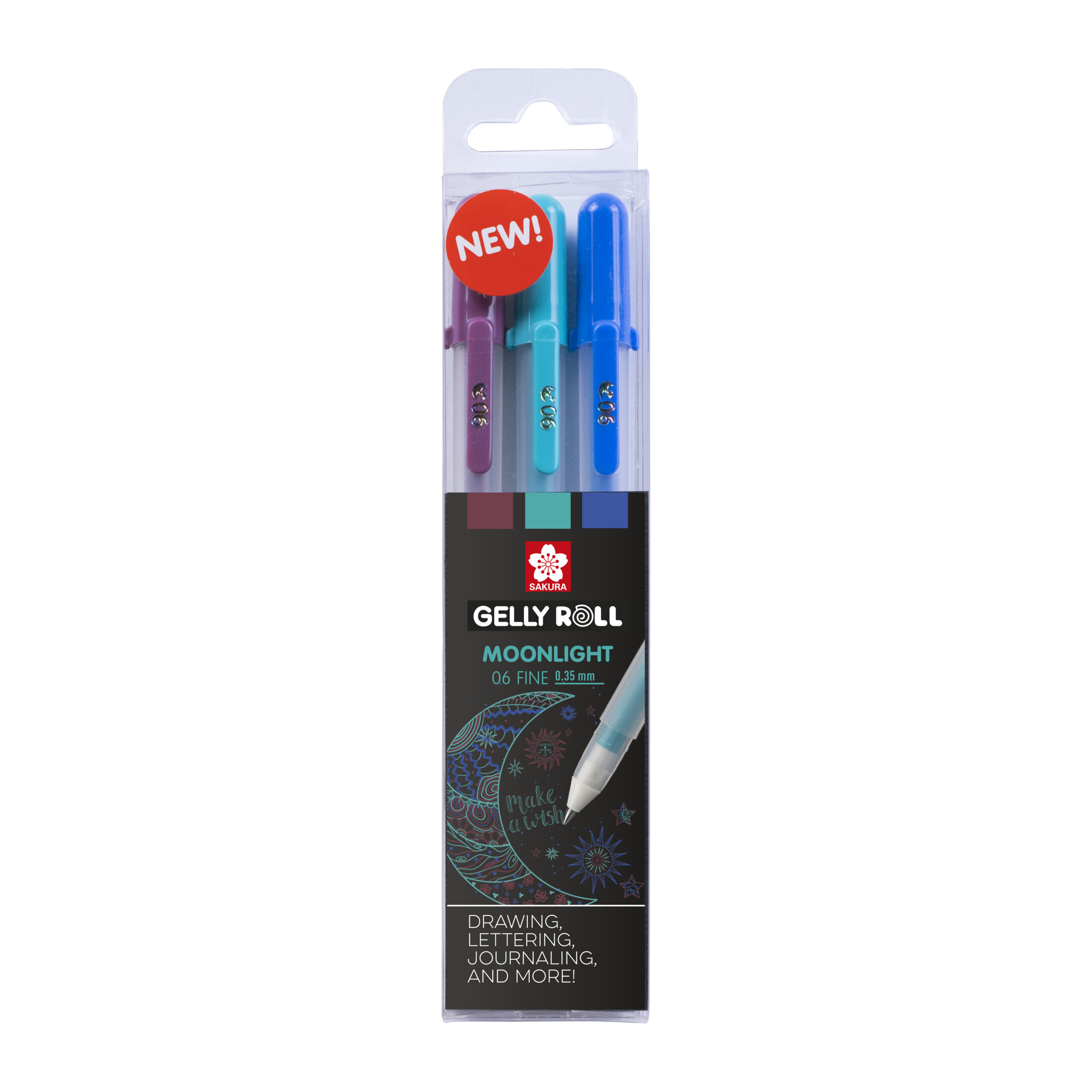 Sakura Unieke collectie van 3 Gelly Rolls Moonlight 06 Galaxy