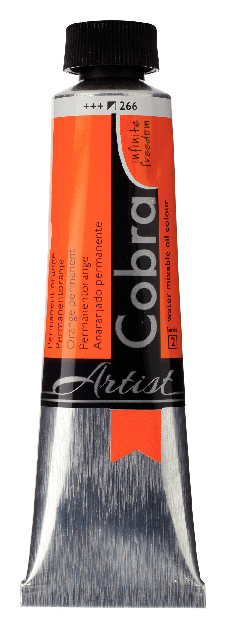 Cobra Artist Water Vermengbare Olieverf Tube 40 ml Permanentoranje 266