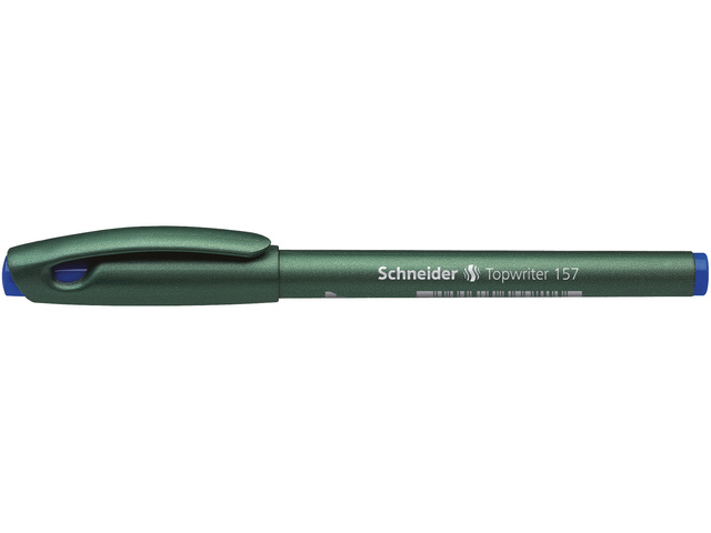 Fibrepen Schneider Topwriter 157 blauw 0,8mm