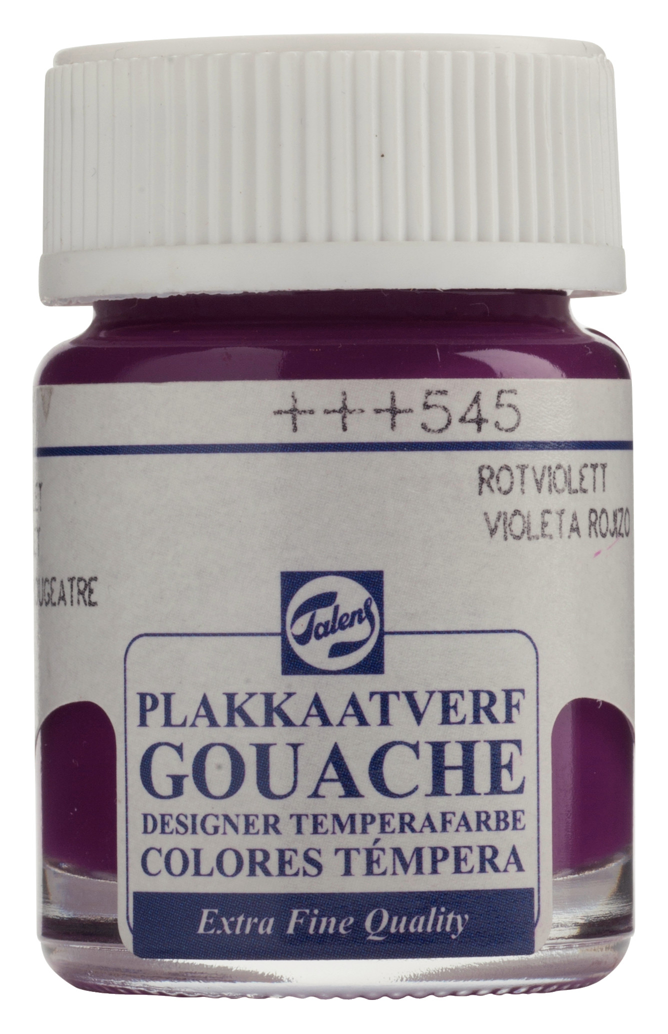 Talens Gouache Extra Fine Quality Fles 16 ml Roodviolet 545