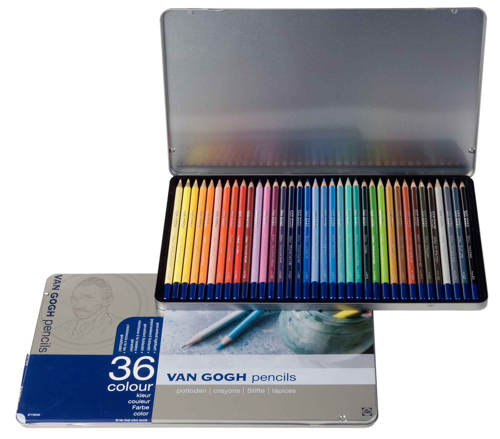 Van Gogh Uitgebreide set kleurpotloden met 36 kleuren