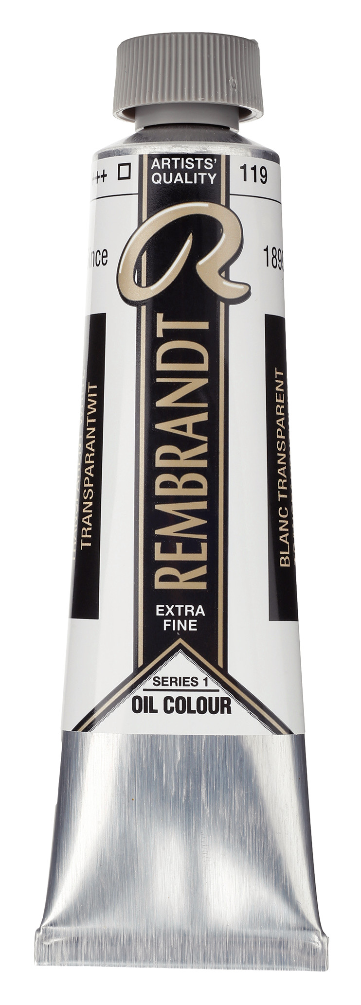 Rembrandt Olieverf Tube 40 ml Transparantwit (Saffloerolie) 119