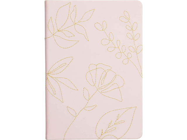 Notitieboek Eccolo Stiched Botanical lijn ca.15x20cm 80gr