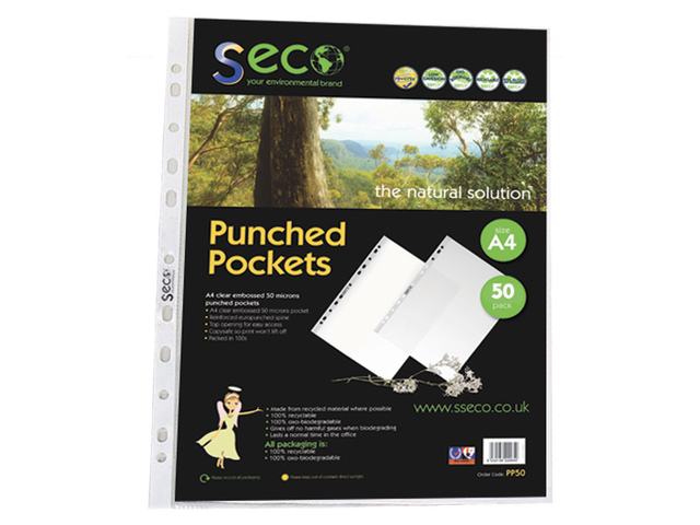 Insteektas Seco A4 50 micron 100 stuks bio afbreekbaar