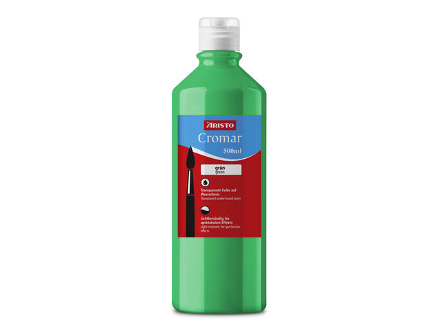 Verf Aristo Cromar 500 ml, groen transparante