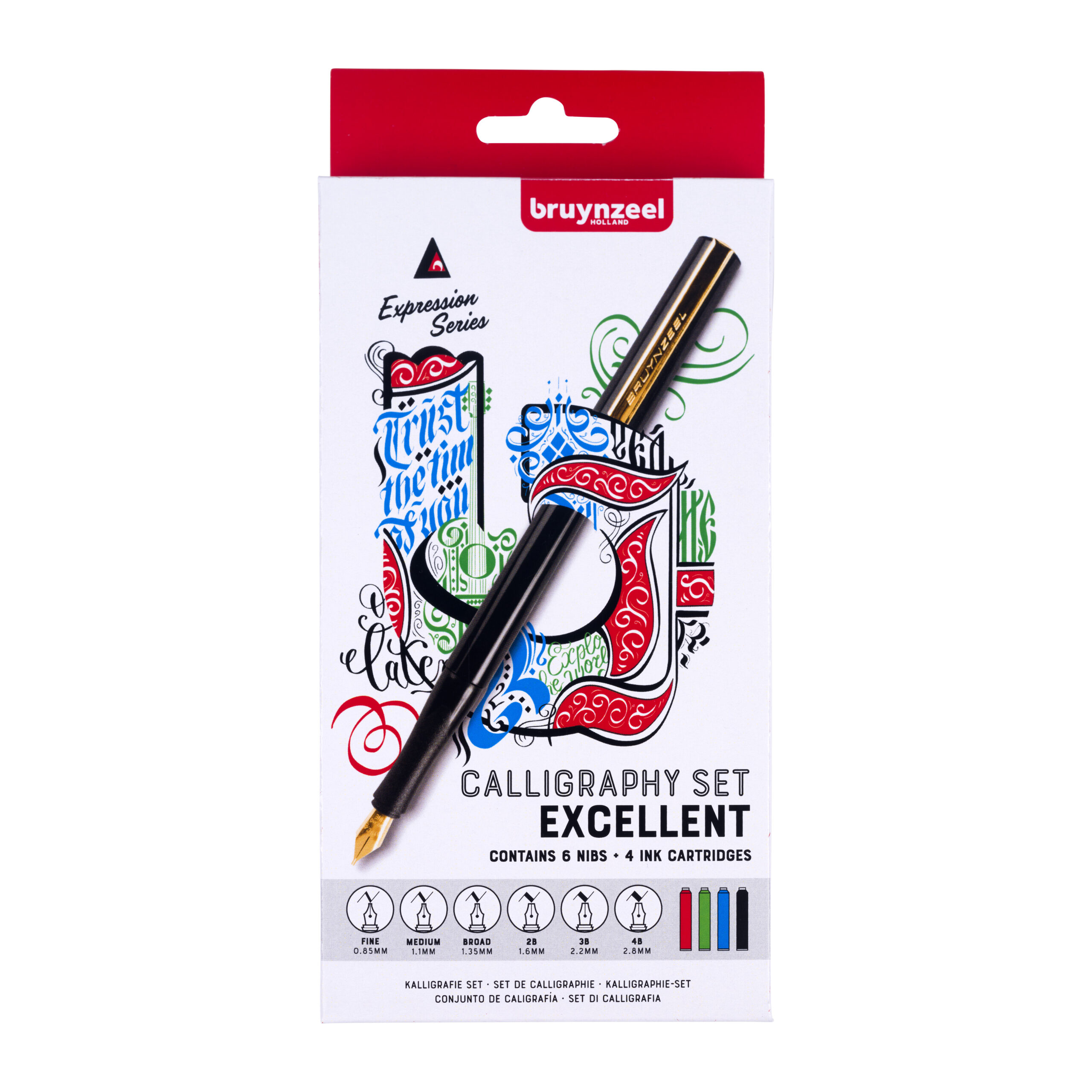 Bruynzeel Kalligrafieset 14-delig